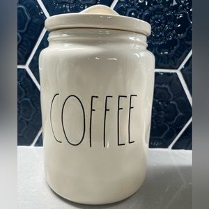 Rae Dunn coffee canister